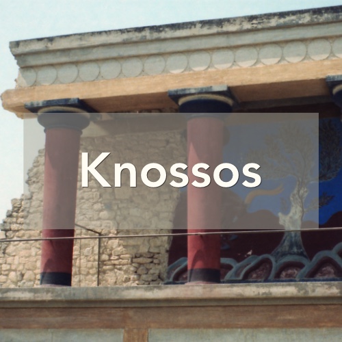 Greece-Palace complex Knossos on the Island of Crete